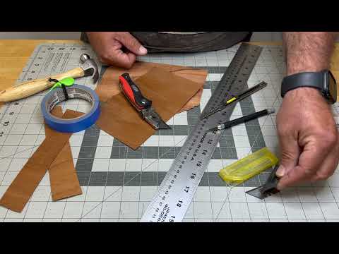 Part of a video titled Cutting & Slicing Veneers - YouTube