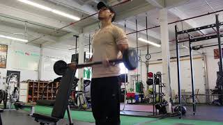 Bicep Bar Curls Short Range