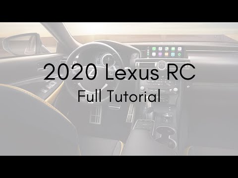 2020 Lexus RC Full Tutorial - Deep Dive