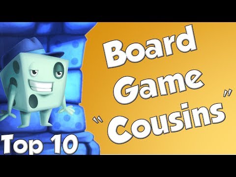 Top 10 Board Game "Cousins" - with Tom Vasel