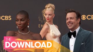 Emmys 2021: Ted Lasso Stars Celebrate Backstage, Red Carpet Highlights