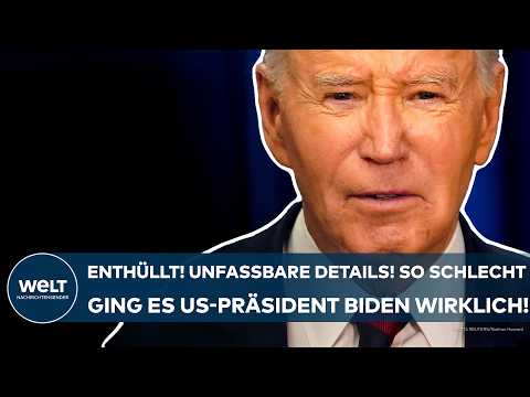 JOE BIDEN: Enthüllt! Neue unfassbare Details! So schlecht geht es dem US-Präsidenten wirklich