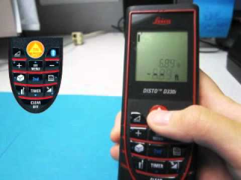 Leica Disto Measuring Tool Tutorial: The Basics