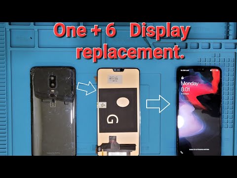 Oneplus 6 Display replacement. Oneplus 6 screen replacement. Oneplus 6 teardown.