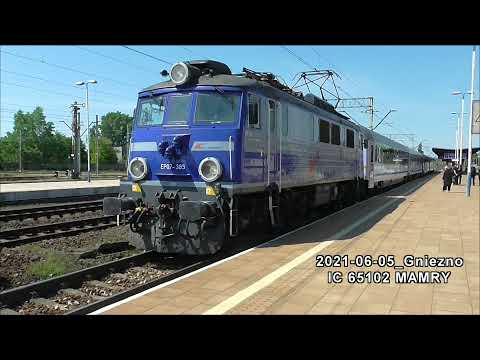 2021-06-05_Stacja Gniezno_IC 65102 MAMRY i IC 3512 PIAST
