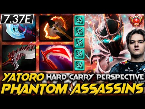Crazy Play Yatoro - Phantom Assasins The hard - Dota 2 Pro Full Gameplay Patch 7.37E #yatoro