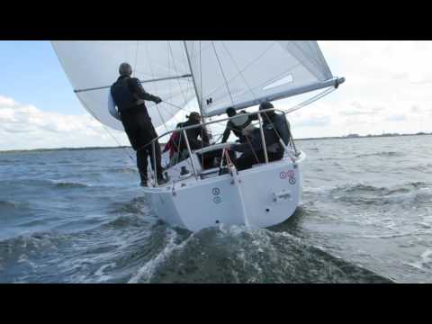 North Sails Trim Cup 2016 - J-24 spinnaker sailing