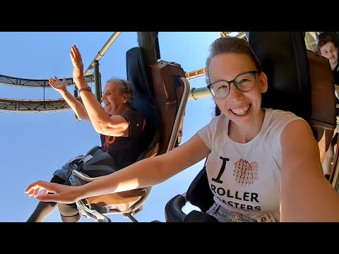 Hals über Kopf mit Achterbahn-Oma Ursel in Tripsdrill