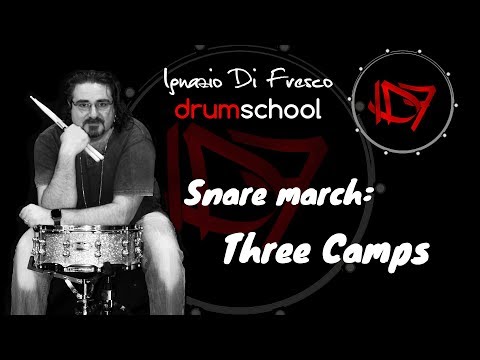 Ignazio Di Fresco drum lesson - Three Camps 180 bpm