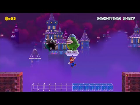 Super Mario Maker 2 - Blinking Block Bypass by ToSpookay - No Commentary