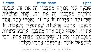מסכת מנחות פרק ג משנה ז