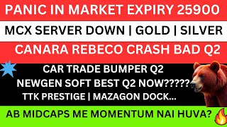 NIFTY EXPIRY VOLATILE💥GOLD MCX NEWS💥CAR TRADE NEWS NEWGEN NEWS MAZAGON DOCK NEWS CANARA REBECO NEWS