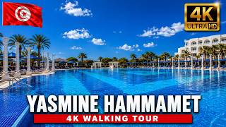 I Didn’t Expect THIS ! 🇹🇳 | Hammamet, Tunisia Hotel & Yasmine Walking Tour 4K