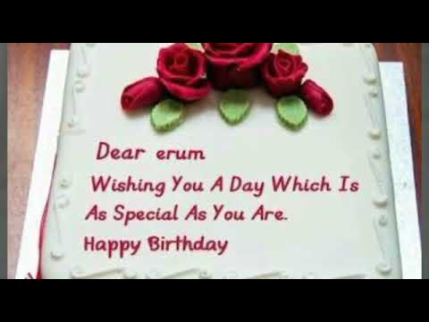 Happy Birthday Erum