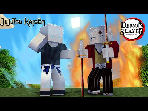 Kyosify - Minecraft Demon Slayer And Jujutsu Kaisen Mod - Mob Battle