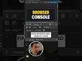 How To Run Chrome Browser Console