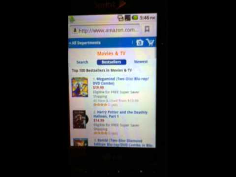 Lg Optimus S Browser Test