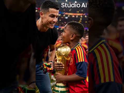 Ronaldo and the World Cup… 😂🏆Created with Studio AI by Creative Fabrica.#ronaldo #messi #worldcup