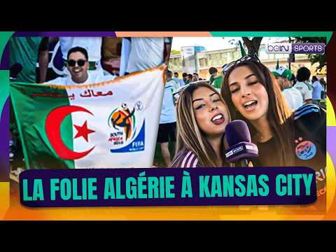 "ONE TWO THREE VIVA L'ALGÉRIE" ! Les supporteurs des FENNECS enflamment Kansas City !