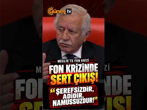 Celal Adan'dan fon krizinde sert sözler: “Şerefsizdir, adidir, namussuzdur!” #tbmm