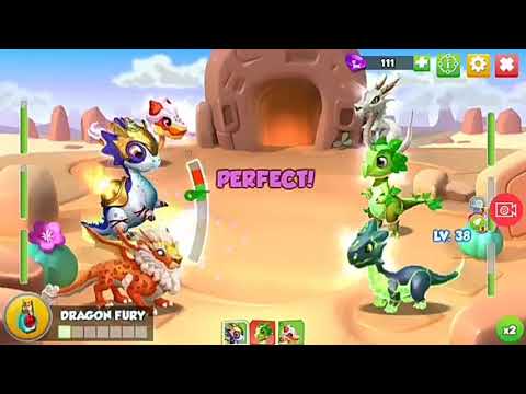 (True-Blue Challenge) Level 1 and 2 Cleared - Dragon Mania Legends