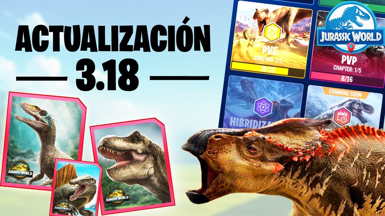 CENTROLOPHUS LUX APEX VELOCIRAPTOR REBIRTH, NUEVO MODO... ACTUALIZACIÓN 3.18 Jurassic World Alive