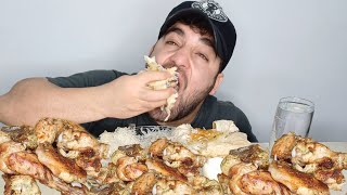 mukbang savage |Making and eating kebabs and rice with bread and onions