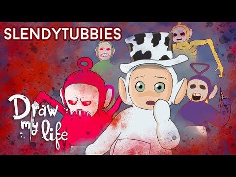 THE SLENDYTUBBIES, the DARK TELETUBBIES | Draw My Life