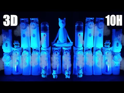 ASMR | 3D Aerosol with Twenty Incredible Nebulizers for Sleep and Relaxation 💤
