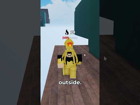 Glitching Outside in Murderers VS Sheriffs Duels! #roblox #shorts