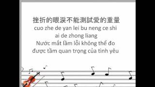 Kiss Goodbye - Wang Lee Hom Chinese & Vietnamese lyric