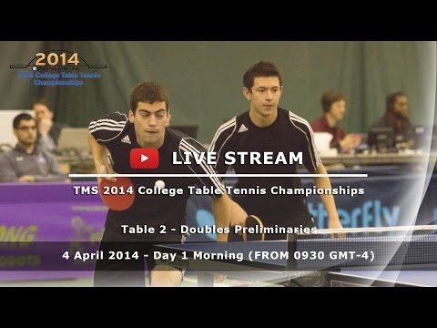 2014 TMS College Table Tennis Championships - Day 1 Morning - Table 2