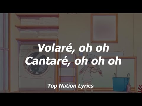 VOLARE CANTARE OH OH (Letra en español e italiano)🎤