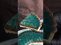 Emerald marine Chocolate mint tart エメラルドマリンチョコミントタルト #shorts #asmr #cooking