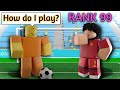 I Pretended to be A NOOB in Pro Servers! (Touch Football Roblox)
