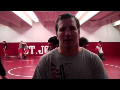 Interview w/SJU Head Wrestling Coach Brandon Novak - 2012 National Duals