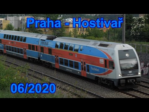 Vlaky Praha - Hostivař (Na Groši) | 06/2020