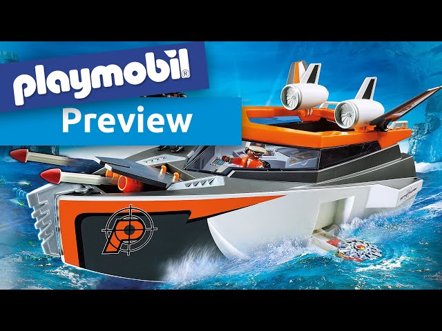 Vídeo relacionado con PLAYMOBIL Top Agents 70006 Team S,H,A,R,K, Nave con Arpón, A partir de 6 años