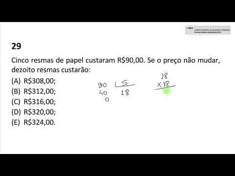MATEMÁTICA IBGE RECENSEADOR 2017 29E