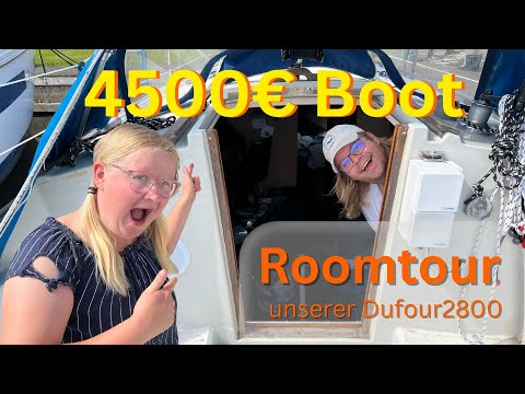 Folge 006 - LEBEN auf LOW-BUDGET-BOOT?! - ROOMTOUR unserer Dufour 2800 - Budget Sailing SKUA