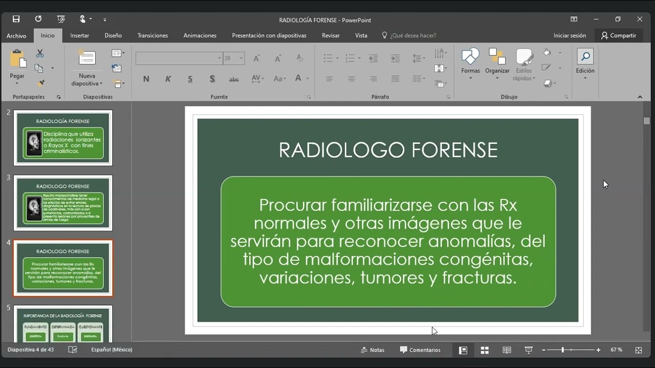 RADIOLOGÍA FORENSE