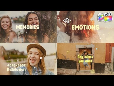 Apple Motion Template: Memories Slideshow | FCPX