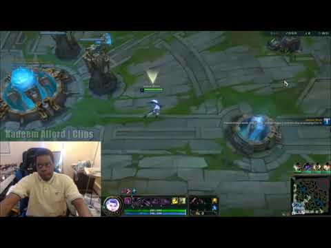 Kadeem checks his FPS!