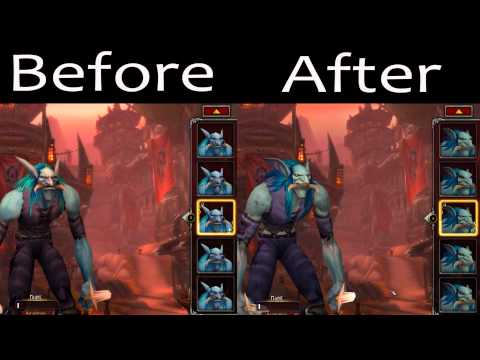 Faces of the New Male Troll Model - Before and After [WoD Beta]