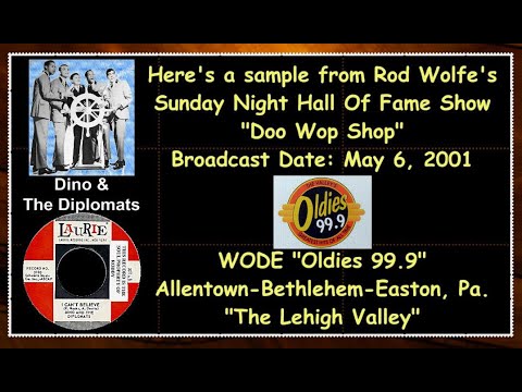 WODE May 2001 Air Check: Videos -  Dino & Diplomats - Rochell & Candles - Why Do Fools Fall(Medley)