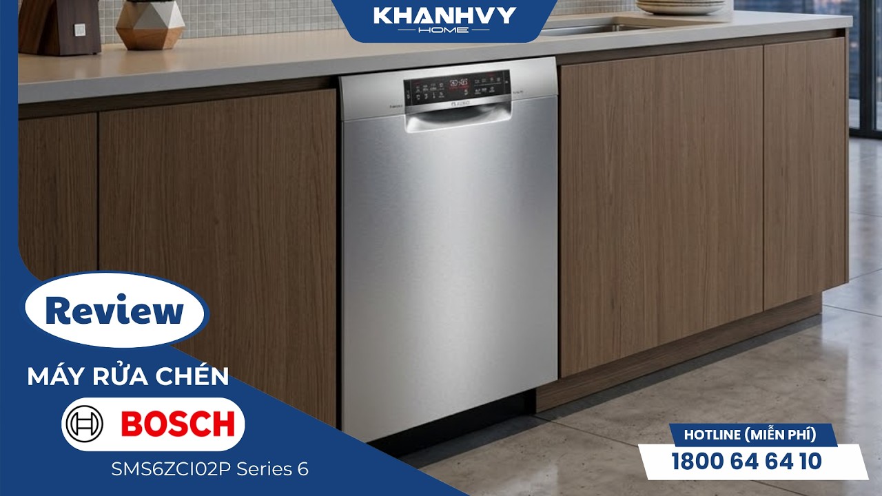 Máy rửa chén Bosch SMS6ZCI02P Series 6