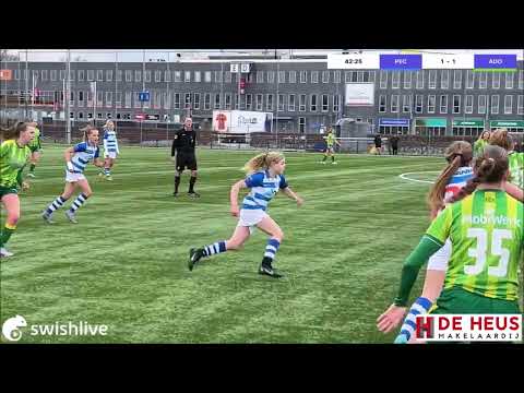 Samenvatting Jong PEC Zwolle Vrouwen - Beloften ADO Den Haag 25/03/2023