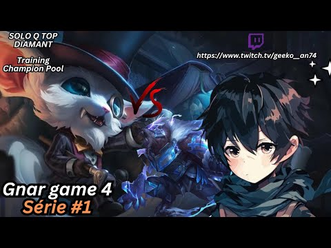 Game 4 Gnar VS Volibear - Solo Q Diamant/Master - TOPLANE - Training Gnar série 1