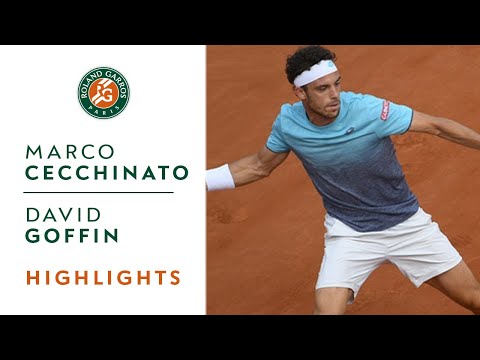 Marco Cecchinato vs David Goffin - Round 4 Highlights I Roland-Garros 2018