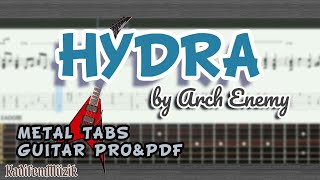 Arch Enemy-Hydra Easy Electric Guitar Tutorial Tabs